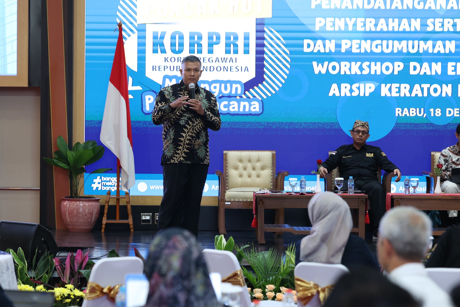 ANRI Gelar Workshop Ekspose Preservasi Arsip Keraton Nusantara 2024