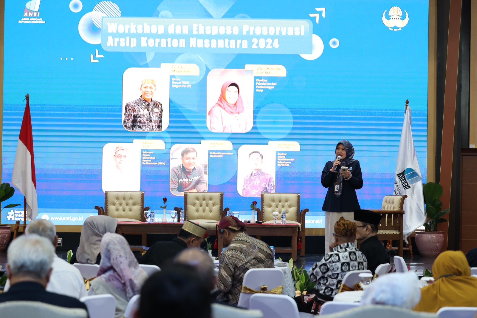 ANRI Gelar Workshop Ekspose Preservasi Arsip Keraton Nusantara 2024