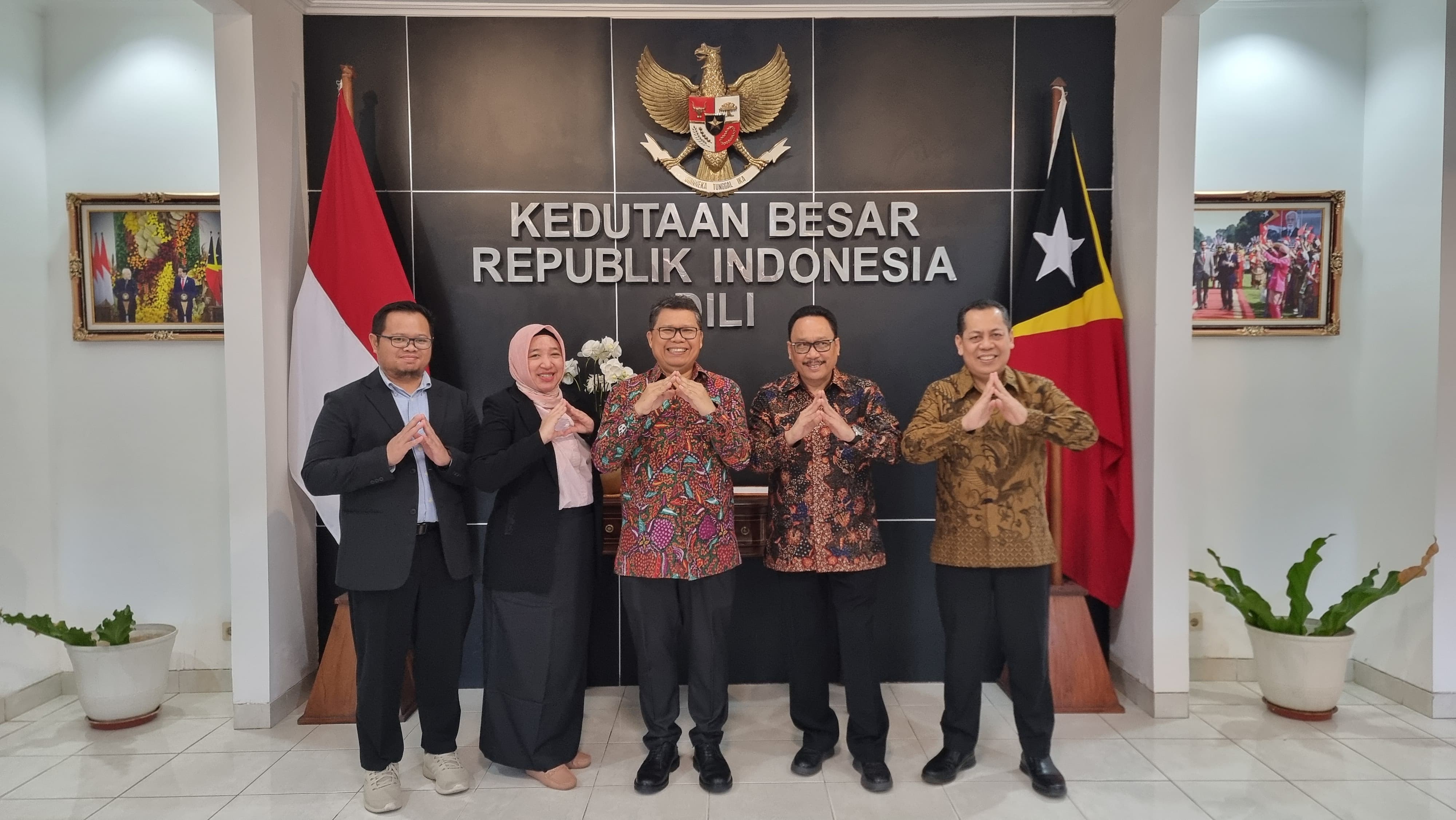 Audiensi Plt. Kepala ANRI dengan Kedubes Timor Leste dan Kunjungan ke Pusat Budaya Indonesia dan Xanana Gusmao Reading Room Museum