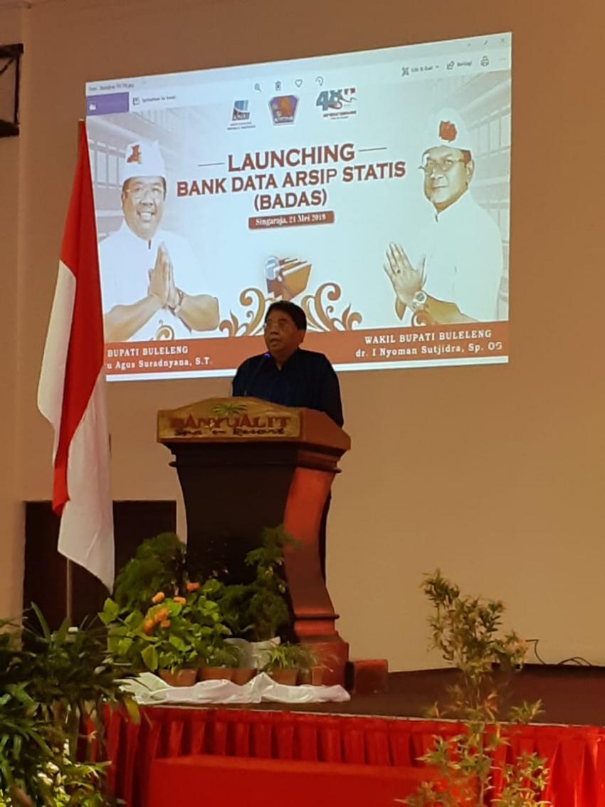 BADAS Buleleng Diluncurkan pada Peringatan Hari Kearsipan Nasional ke-48 Tahun 2019