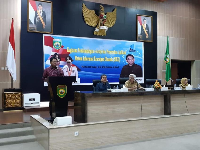Provinsi Sumatera Selatan Terima Aplikasi e-Arsip (SIKD) dari ANRI
