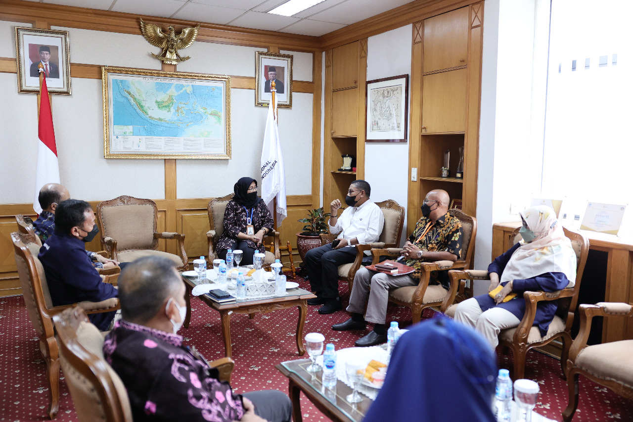 Sestama ANRI Terima Audiensi Wali Kota Tidore Kepulauan dan Sekda Kab. Tanah Bumbu