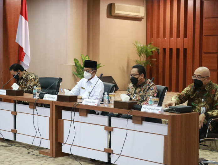 Audiensi Kepala ANRI, Kepala Perpustakaan Nasional RI dan Kepala BKN dengan Pemerintah Provinsi Aceh