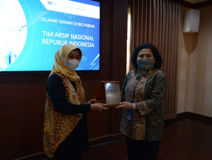 Kunjungan Kerja ANRI Ke PT.Biofarma Dalam Rangka Penyelamatan Arsip Covid-19