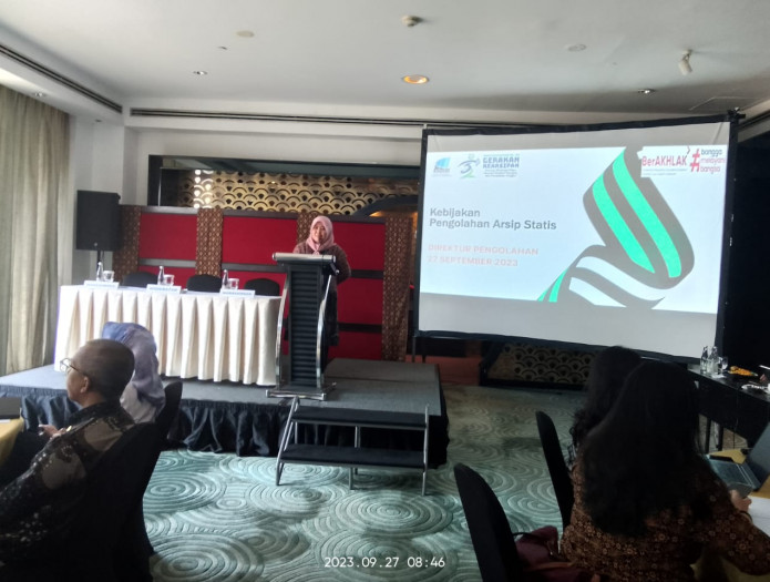Turut Mendukung Indonesia di Asian Games, Direktorat Pengolahan Melaksanakan Ekspose Guide Arsip Statis Olahraga