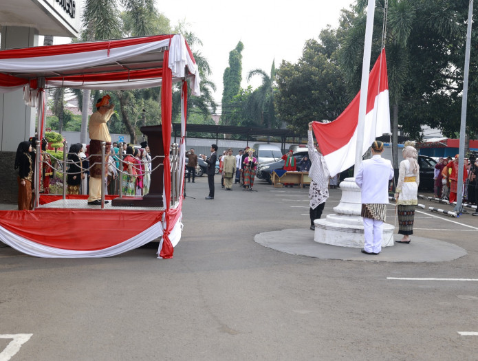 Upacara Peringatan Hari Kemerdekaan Ke-79 Republik Indonesia di Lingkungan ANRI