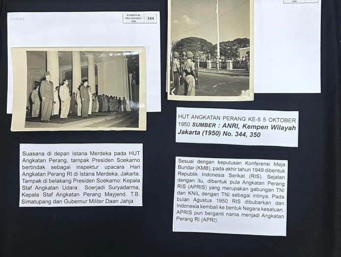 Pameran Binar Bulan Oktober Angkat Tema  HUT Angkatan Perang pada 05 Oktober 1950