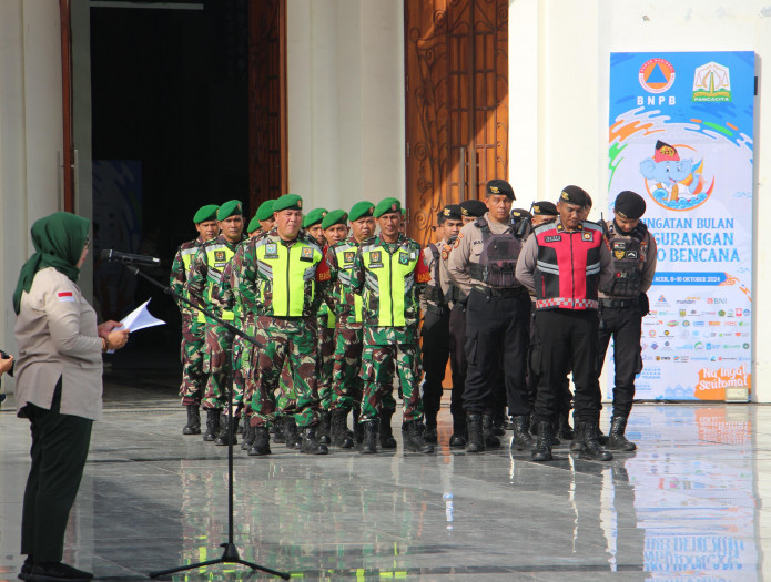 Kepala BAST Hadiri Apel Kesiapsiagaan dan Gelar Pasukan dalam Rangka Memperingati Bulan Pengurangan Risiko Tahun 2024