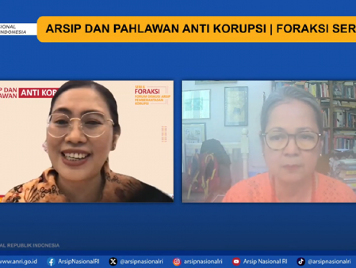 ANRI Gelar Webinar Arsip dan Pahlawan Antikorupsi