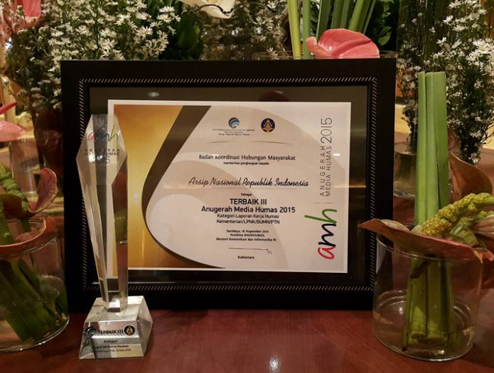 Humas ANRI kembali raih prestasi di Anugerah Media Humas