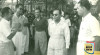 Foto saat Wakil Presiden Moh. Hatta, Sri Sultan Hamengku Buwono IX dan Jenderal Sudirman menghadiri Jalan Sehat Bersama Persatuan Olah Raga Indonesia (PORI) di Yogyakarta, 31 Maret 1948.  Sumber : ANRI. IPPHOS 1945-1950 No.805