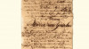 Bagian Awal Kontrak Dagang antara Raja Palembang Sultan Ratu Abdurrahman Khalifatul Mukminin Sayidul (1659-1706) dengan Gubernur Jenderal Hindia Belanda (VOC) Rijkloﬀ van Goens (1678-1681). 20 April 1678.  Sumber : ANRI. Palembang 41/5.