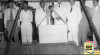 Foto Presiden Sukarno menghadiri acara Peletakan Batu Pertama Pembangunan Gedung Fakultas Pertanian Universitet Indonesia, Bogor 27 April 1952.  Sumber : ANRI. Kempen No. 520427 FJ 12.