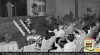 Mr. Wongsonegoro sebagai Sekretaris Jenderal Kementerian Dalam Negeri RIS (1950) saat memberikan sambutan pada Kongres Kebudayaan Seluruh Indonesia di gedung pertemuan Kotapraja Jakarta Raya. 5  Agustus 1950. Sumber: ANRI, Kempen RIS Wil. Jakarta No.2206