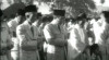 Cuplikan  video Presiden Sukarno melaksanakan Sholat Idul Adha di Lapangan Merdeka, Sukabumi Tahun 1952.