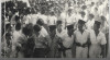 Suasana upacara pemakaman Robert Wolter Monginsidi, 5 September 1949. Sumber : ANRI, IPPHOS. Monginsidi lahir di Malalayang, Manado 14 Februari 1925.  Karena Perjuangannya melawan Belanda ditangkap pada 28 Februari 1947 dan dijatuhi hukuman mati.