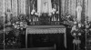 Suasana Gereja St. Ignatius Jakarta pada saat Perayaan Natal, 25 Desember 1950, yang merupakan koleksi Kementerian Penerangan RI Wilayah DKI Jakarta 1950. Tampak dalam foto, altar di Gereja St. Ignatius.