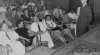 Dr. Ozinga menyampaikan sambutan pada acara perpisahan dengan Komisi Teknis Belanda Dr. Hamsen yang dihadiri oleh Dr. H.J Van Mook, 22 Agustus 1947