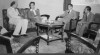 Wakil ketua II DPR RI Arudji Kartawinata di dampingi dua anggota DPR lainnya sedang menerima Duta Besar Iran Abdul Ahad Jekta, 26 Agustus 1951.