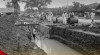Foto Pembangunan Saluran Air antara Jalan Asam Lama dan Kebon Sirih di Jakarta Pusat pada 4 Juni 1952.