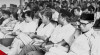 Foto suasana pertemuan Menteri Penerangan BM. Diah dan pegawai di PN Permina, Sumatera Utara. 10 Juli 1967.
